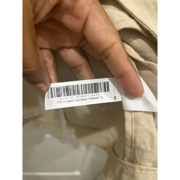 Quince 100% European Linen Blazer in Driftwood Sz XL - Picture 9 of 11